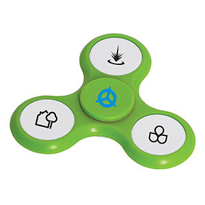 G8284-C
	-5 MINUTE SPEED SPINNER
	-Lime Green/White (Clearance Minimum 280 Units)